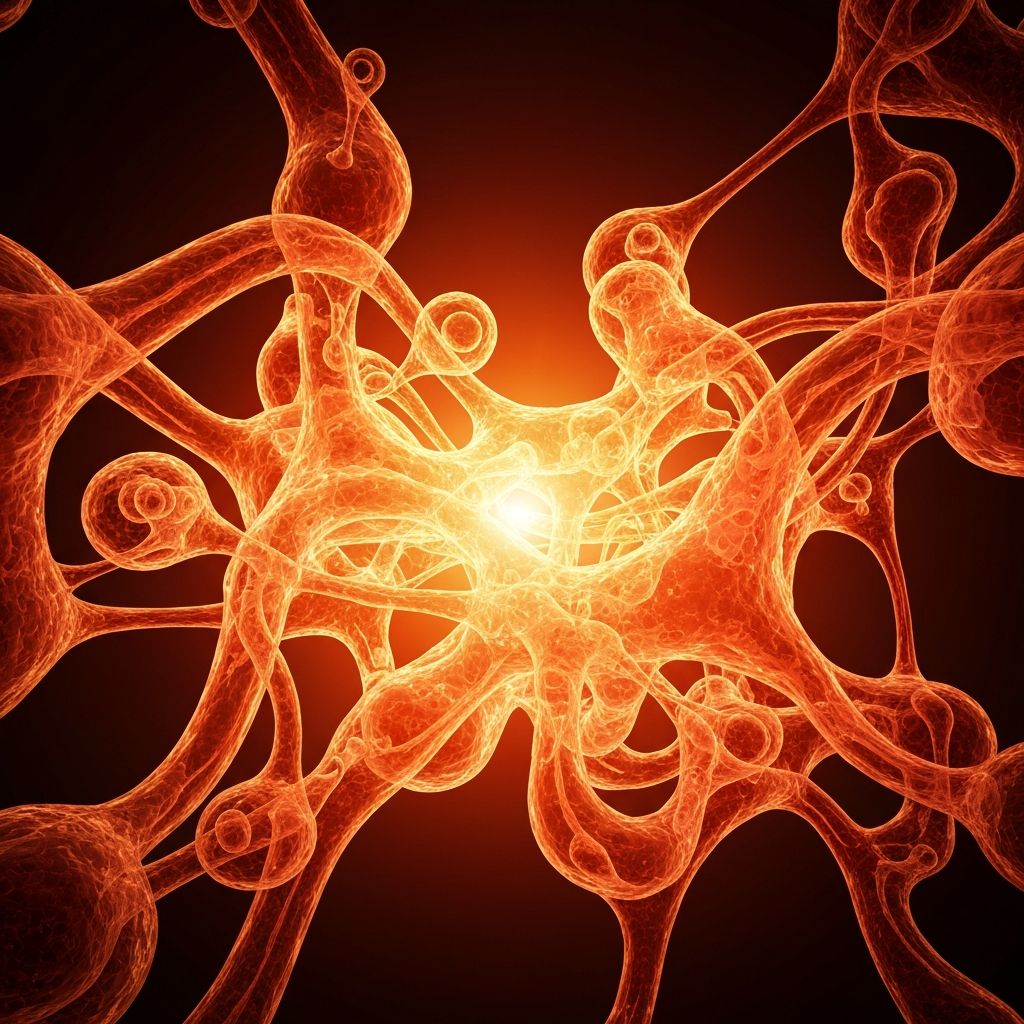 Abstract visualization of energy metabolism